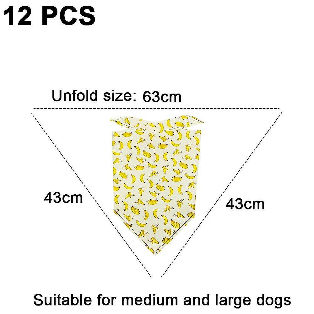 Unbranded 12 Pièces Dog Bandana Foulard Lavable Bavoirs Triangulaires Pet Réglable Lavable Kerchief Dog Bandana 2 Unbranded 12 Pièces Dog Bandana Foulard Lavable Bavoirs Triangulaires Pet Réglable Lavable Kerchief Dog Bandana – Image 2