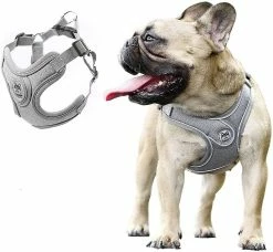 No Pull Dog Harness For Lmell Small Dogs. Adjustable Breathable Reflective Lightweight Gift