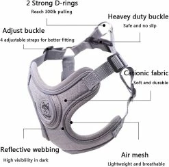 No Pull Dog Harness For Lmell Small Dogs. Adjustable Breathable Reflective Lightweight Gift -nourriture pour chien boutique 537257536 max
