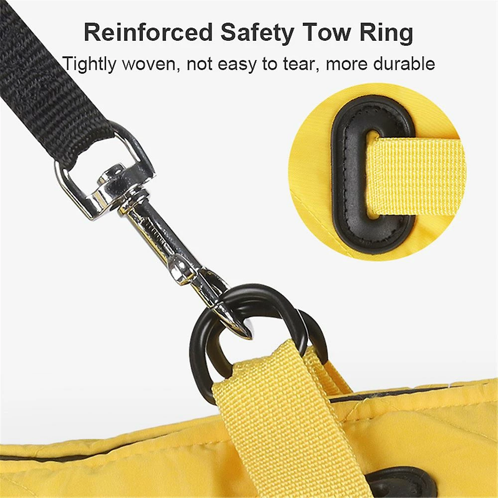 Chanker Plus Taille Pet Dog Jacket Hiver Chaud Color Block Réfléchissant Manteau Décontracté Vêtements Extérieur 2 Chanker Plus Taille Pet Dog Jacket Hiver Chaud Color Block Réfléchissant Manteau Décontracté Vêtements Extérieur – Image 2