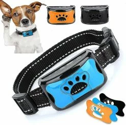 Mike Miofth 3 In1 Anti Bark Dog Collar Excessive Barking Device Safe Harmless & Training_w Anti-aboiement Sans Cruauté