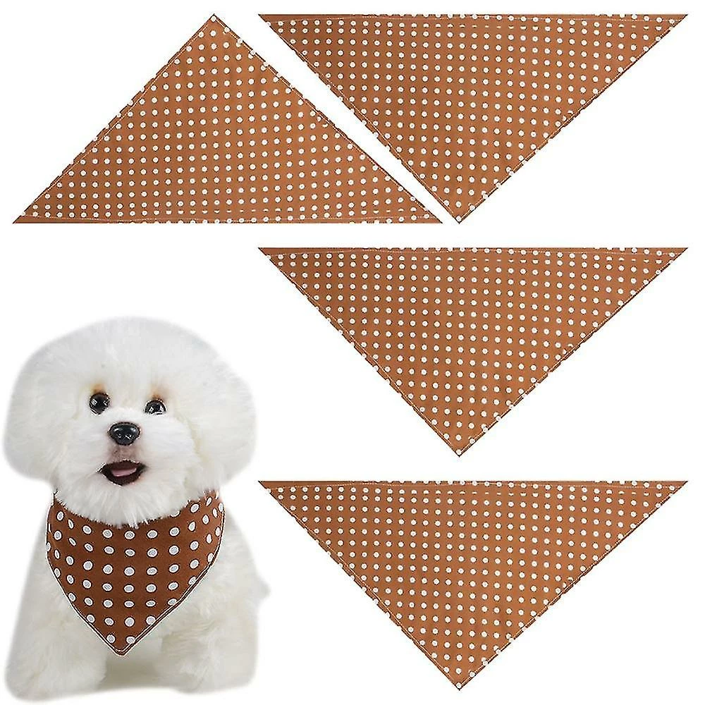 Unbranded 4pcs Dog Bandanas Été Mignon Doux Coton Chiot Chat Foulards Lavables Quotidien Mouchoir Cadeaux Confortables 1 Unbranded 4pcs Dog Bandanas Été Mignon Doux Coton Chiot Chat Foulards Lavables Quotidien Mouchoir Cadeaux Confortables