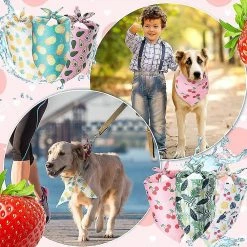 Unbranded 12 Pièces Dog Bandana Foulard Lavable Bavoirs Triangulaires Pet Réglable Lavable Kerchief Dog Bandana -nourriture pour chien boutique 543228619 max