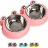 Unbranded Dog Cat Double Bowls Premium En Acier Inoxydable Pet Bowls