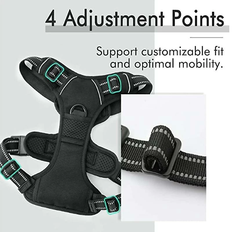 AFFINEST No-Pull Dog Harnais Rembourré Réglable Vet Harnais Pour Gros Chiens Dressage Ou Marche HZYali-66 4 AFFINEST No-Pull Dog Harnais Rembourré Réglable Vet Harnais Pour Gros Chiens Dressage Ou Marche HZYali-66 – Image 4