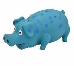 Giveuphesit Latex Grunting Pig Sound Play Dog Toy, Spueaky Dog Toy, Squeeze Pig Toy Pour Chiens, Pig Dog Toy That Oinks, Pig Dog Toy