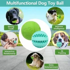 Unbranded Dog Puzzle Toys Ball 2pack Nontoxic Durable Interactif Dog Treat Ball Toys Pour Chiot Petit Grand Chien Dents Nettoyage / Dog Treat Puzzle / Iq Training -nourriture pour chien boutique 549911671 max