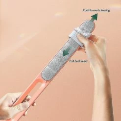 Boom Pet Dog Cat Hair Brush, Reusable Double-sided Hair Removal Brush, Portable Sofa Clothes Cleaning Flannel Brush Blue -nourriture pour chien boutique 550198644 max