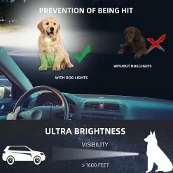 Boom Led Light Up Collar Dog Suspension Rechargeable Étanche 4 Modes Couleur Réglable Sur Collier Laisse, Noir 6 Boom Led Light Up Collar Dog Suspension Rechargeable Étanche 4 Modes Couleur Réglable Sur Collier Laisse, Noir -nourriture pour chien boutique 550205107 max
