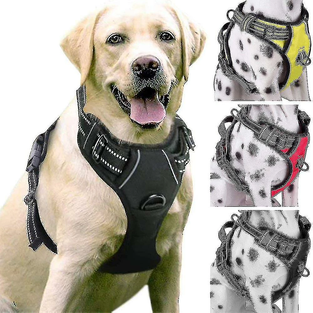 Boom No-pull Dog Harness Padded Adjustable Pet Vest Harness For Large Dogs Training Or Walking - 45-65cm,, Red 2 Boom No-pull Dog Harness Padded Adjustable Pet Vest Harness For Large Dogs Training Or Walking - 45-65cm,, Red – Image 2