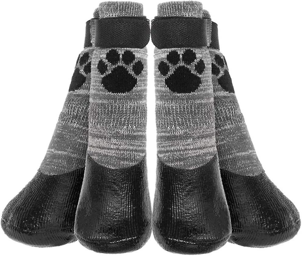 Anti Slip Dog Socks - Bottes De Chien D’extérieur Waterproof Dog Shoes Paw Protector 1 Anti Slip Dog Socks - Bottes De Chien D’extérieur Waterproof Dog Shoes Paw Protector