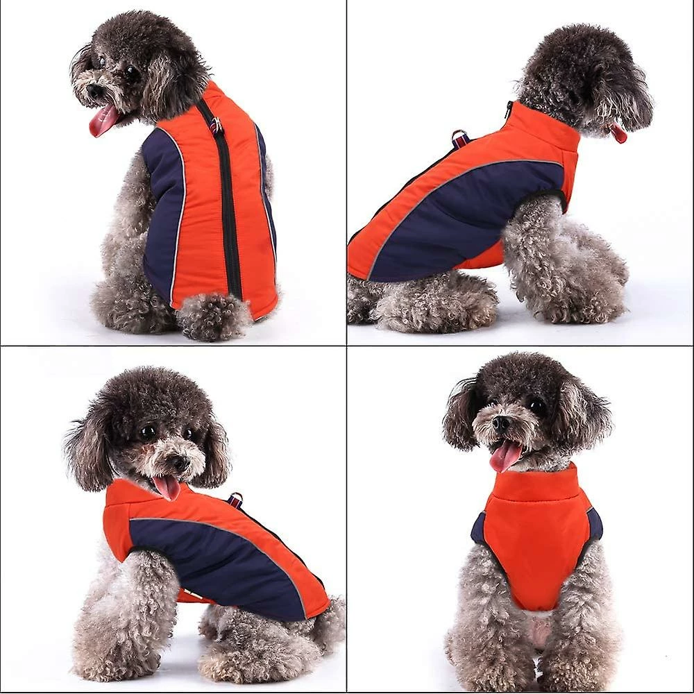 Dog Winter Coat Jackets Manteau D’hiver Pour Chien Chaud Doublé De Molleton Pour Petits Chiens Et Chats - Reflective Cold Weather Dog Jack 2 Dog Winter Coat Jackets Manteau D’hiver Pour Chien Chaud Doublé De Molleton Pour Petits Chiens Et Chats - Reflective Cold Weather Dog Jack – Image 2
