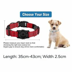 Unbranded Collier Pour Chien, Collier De Chien Réfléchissant Air Tag Pour Airtags - Réglable Durable Heavy Duty Dog Collar Re -nourriture pour chien boutique 554474076 max
