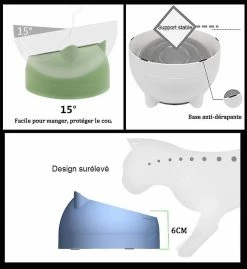 Sl Chang 400ml Cat Bowl En Acier Inoxydable Pet Bowl Anti-slip Anti-spill Base Caoutchouc Mat Grand Dog Bowl Noir 7 Sl Chang 400ml Cat Bowl En Acier Inoxydable Pet Bowl Anti-slip Anti-spill Base Caoutchouc Mat Grand Dog Bowl Noir -nourriture pour chien boutique 554957174 max