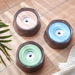 Sl Chang Dog Cat Water Bowl, Bol D’eau Imperméable Pour Animaux De Compagnie 1400ml, Bol à Boire Antidérapant Anti-éclaboussures, Vert -nourriture pour chien boutique 554959227 max