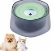 Sl Chang Dog Cat Water Bowl, Bol D’eau Imperméable Pour Animaux De Compagnie 1400ml, Bol à Boire Antidérapant Anti-éclaboussures, Vert