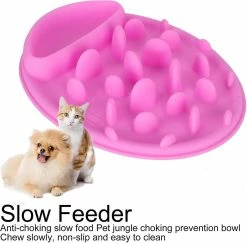Sl Chang Slow Feeding Dog Bowl Anti-slip Silicone Slow Feeding Dog Bowl Pet Fun Feeder Bloat Stop Dog Food Bow -nourriture pour chien boutique 554960633 max