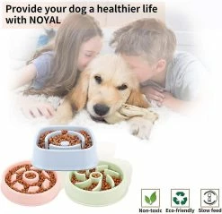 Sl Chang Dog Slow Feeder Bowl, Anti Slip Puzzle Bowl - Plats D’alimentation Anti-avalants Pour Animaux De Compagnie Slower Food 6 Sl Chang Dog Slow Feeder Bowl, Anti Slip Puzzle Bowl - Plats D’alimentation Anti-avalants Pour Animaux De Compagnie Slower Food -nourriture pour chien boutique 554961847 max