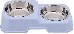 Sl Chang Double Dog Bowl, Antidérapant, Acier Inoxydable Ensemble De Bols Alimentaires Polyvalents Bol D’alimentation Polyvalent -nourriture pour chien boutique 554963101 max
