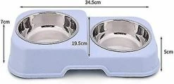 Sl Chang Double Dog Bowl, Antidérapant, Acier Inoxydable Ensemble De Bols Alimentaires Polyvalents Bol D’alimentation Polyvalent -nourriture pour chien boutique 554963147 max