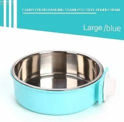 Sl Chang Crate Dog Bowl, Acier Inoxydable Amovible Hanging Food Water Bowl Crate Coop Cup, Pet Cage Bowls Wit 7 Sl Chang Crate Dog Bowl, Acier Inoxydable Amovible Hanging Food Water Bowl Crate Coop Cup, Pet Cage Bowls Wit -nourriture pour chien boutique 554967368 max