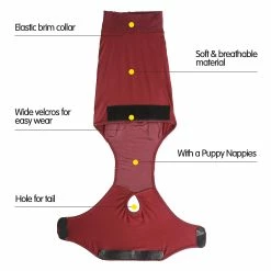 Giveuphesit Dog Recovery Suit Surgery Dog Onesie Cone Alternatives Spay Neuter Suit Combinaison De Récupération Chirurgicale -nourriture pour chien boutique 556560134 max