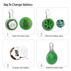 Jscxcf Résistant à L’eau Clip-on Dog & Cat Collier Led Lumières, Collier Lumière, Collier Charmes 6pcs Amélioré 6 Couleurs Led Chien Collier Sécurité Nuit Pour La Marche, Lumière -nourriture pour chien boutique 557797519 max