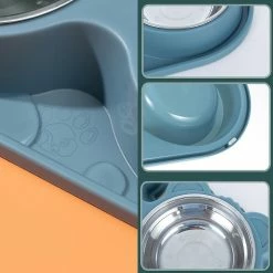 Fupo Cat Bowl Dog Bowl Anti-renversement Rice Bowl Pet Drinking Water Bowl Dog Food Bowl Double Bowl 8 Fupo Cat Bowl Dog Bowl Anti-renversement Rice Bowl Pet Drinking Water Bowl Dog Food Bowl Double Bowl -nourriture pour chien boutique 558535149 max