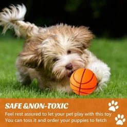 Jsbyyz-l1 4pcs Baskets Chien Jouet Chien Mâcher Basket-ball Bouncy Dog Ball -nourriture pour chien boutique 561695945 max