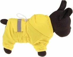 Unbranded Imperméable à Capuche Imperméable Réfléchissant Pet Cat Dog Imperméable Imperméable -nourriture pour chien boutique 561696802 max