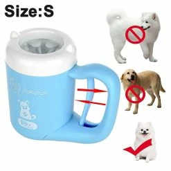 Giveuphesit Dog Paw Cleaner Cup Muddy Paw Cleaner Pour Petits Chiens Chats Semi Automatique Portable Laveuse De Pieds Pet Paw Cleaner -nourriture pour chien boutique 562876673 max