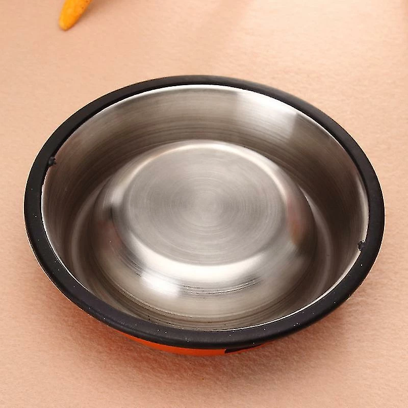 Unbranded 2pcs Pet Bowl En Acier Inoxydable Base Non-dérapant Dog Bowl Cat Bowl Orange + Vert 5 Unbranded 2pcs Pet Bowl En Acier Inoxydable Base Non-dérapant Dog Bowl Cat Bowl Orange + Vert – Image 5