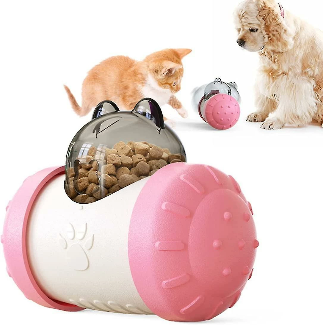 Unbranded Cat Dog Treat Food Toy, Dog Training Ball Pour Petits Chiens De Taille Moyenne Treat Food Dispenser Toy (rose) 1 Unbranded Cat Dog Treat Food Toy, Dog Training Ball Pour Petits Chiens De Taille Moyenne Treat Food Dispenser Toy (rose)