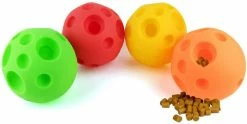 Unbranded Interactive Dog Toy Ball Treats Distributeur Caoutchouc Dog Ball Chew Toy L Jaune -nourriture pour chien boutique 563623018 max