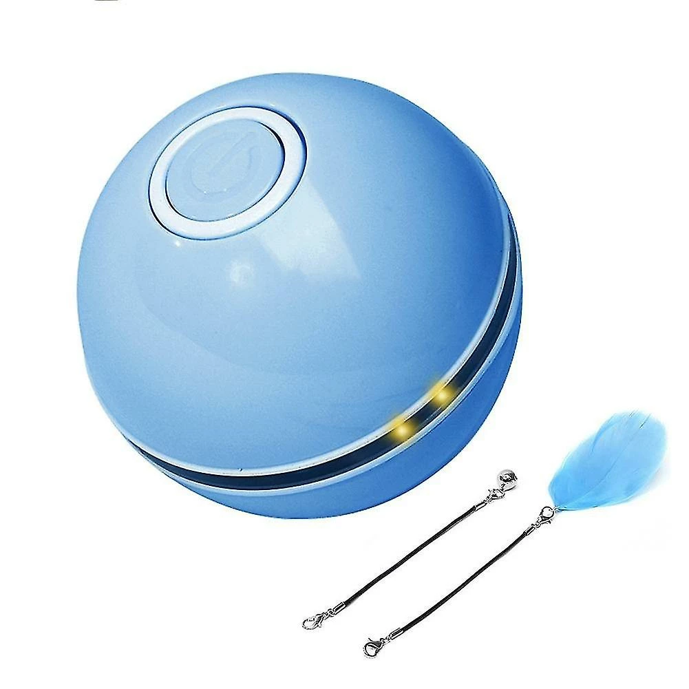 Unbranded Led Cat Toy Running Ball Intelligent Automatic Rotation Électronique Pet Dog Toy Bleu 2 Unbranded Led Cat Toy Running Ball Intelligent Automatic Rotation Électronique Pet Dog Toy Bleu – Image 2