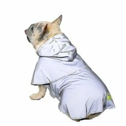 Unbranded Seeunique Dog Imperméables Pour Chiens Avec Bande Réfléchissante à Capuche, Veste De Poncho De Pluie