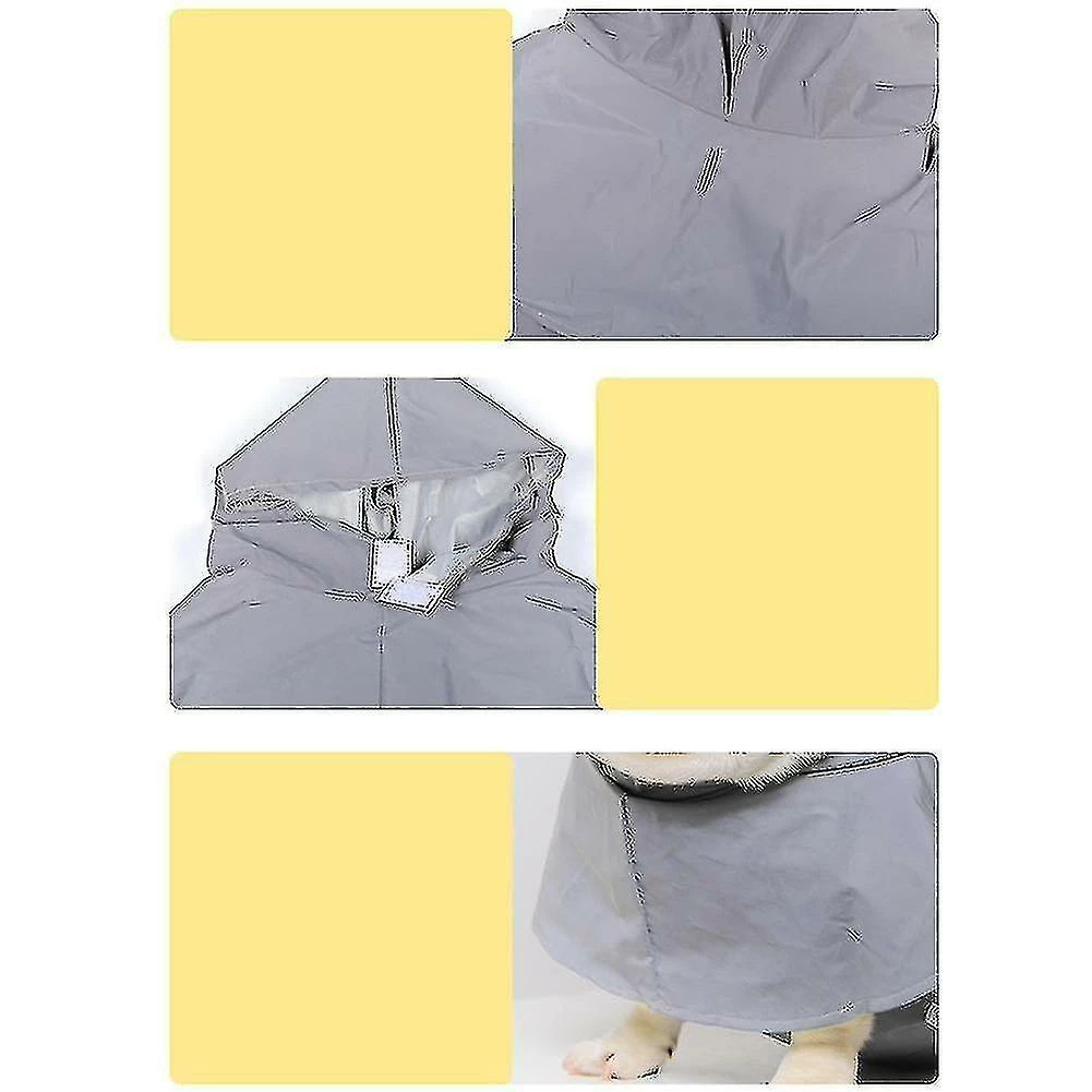 Unbranded Seeunique Dog Imperméables Pour Chiens Avec Bande Réfléchissante à Capuche, Veste De Poncho De Pluie 3 Unbranded Seeunique Dog Imperméables Pour Chiens Avec Bande Réfléchissante à Capuche, Veste De Poncho De Pluie – Image 3