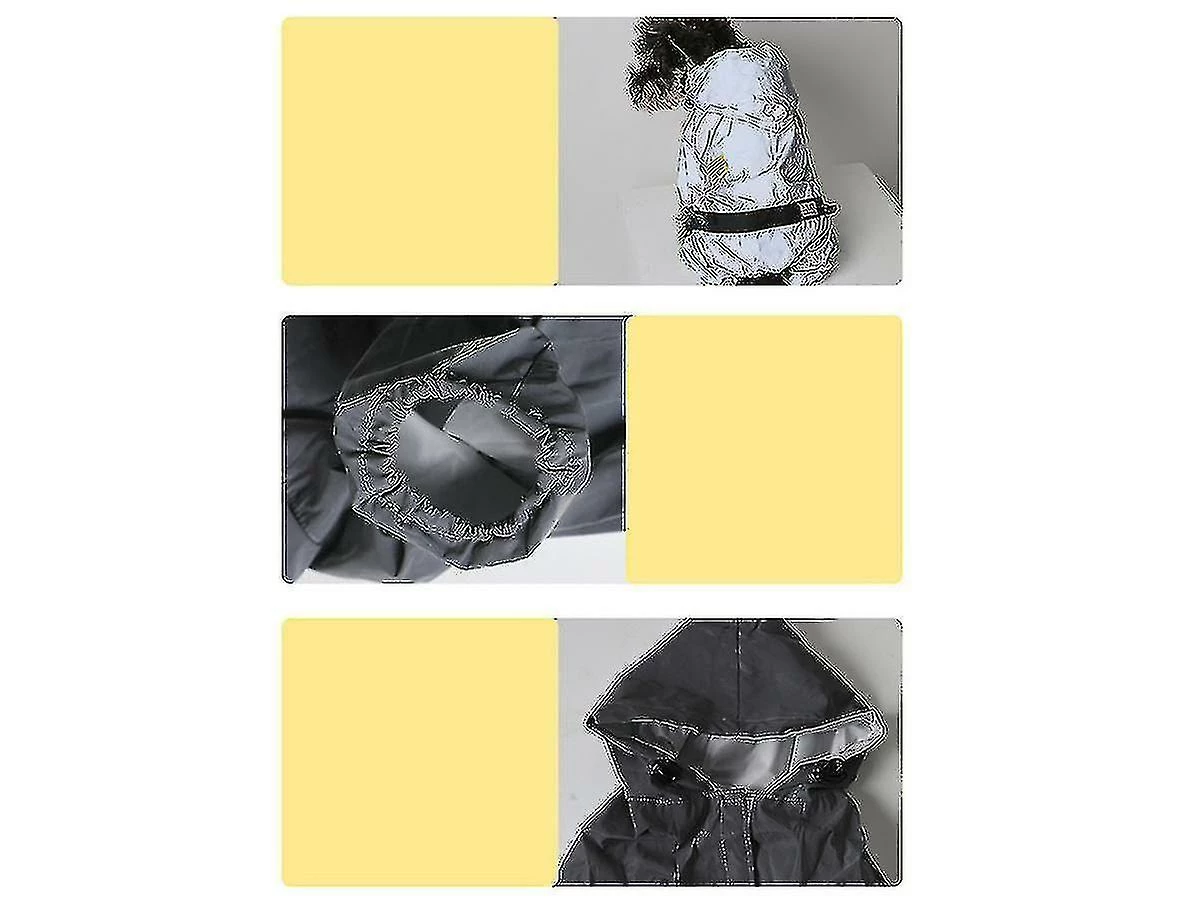 Unbranded Seeunique Dog Imperméables Pour Chiens Avec Bande Réfléchissante à Capuche, Veste De Poncho De Pluie 4 Unbranded Seeunique Dog Imperméables Pour Chiens Avec Bande Réfléchissante à Capuche, Veste De Poncho De Pluie – Image 4