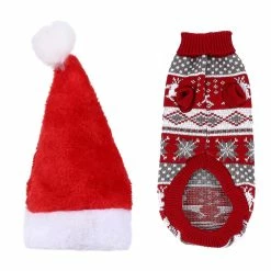 Unbranded Tflycq 2pcs Christmas Reindeer Style Pet Sweater Dog Puppy Warm Cloth With Hat 8 Unbranded Tflycq 2pcs Christmas Reindeer Style Pet Sweater Dog Puppy Warm Cloth With Hat -nourriture pour chien boutique 568797153 max