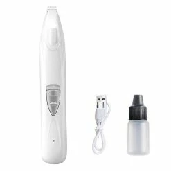 Waytogo Electric Pet Hair Clipper Dog Cat Feet Paw Shaver Avec Led Light Low Noise Grooming Trimmer Kit Supplies