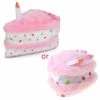 Unbranded Pet Dog For Cat Cute Peluche Birthday Cake For Doll-resistant For Play Squeaky Chew Toy Puppy Cleaning Grinding Teeth Interactive Supplies