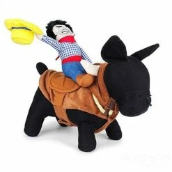 Unbranded Dog Holiday Costume Cowboy Vêtements Drôle D’animal Cosplay Vêtements Dog Riders Design -nourriture pour chien boutique 572189640 max