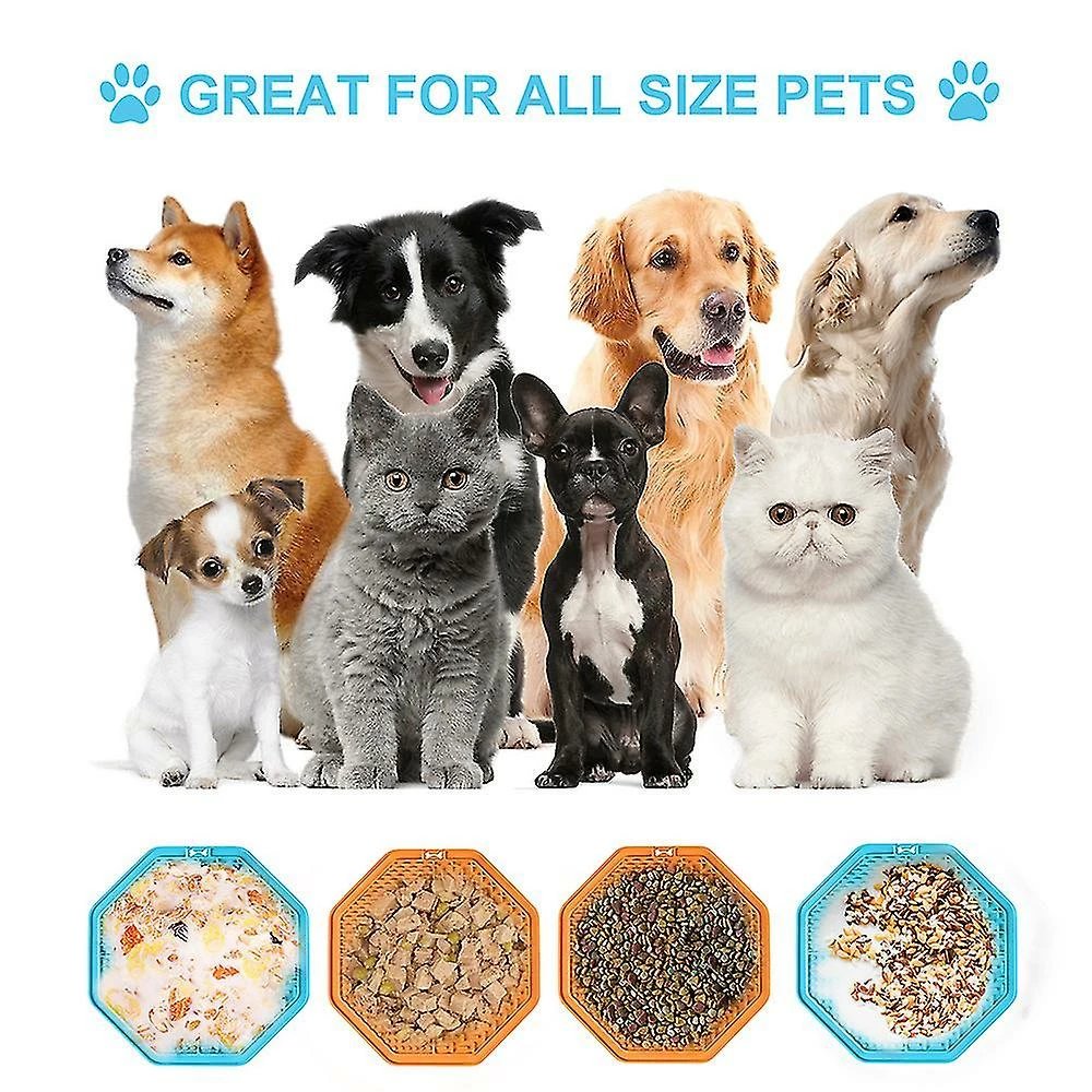 Unbranded 2 Pcs Dog Cat Lick Pad, Slow Feeder Licking Mat Pad Pour L’anxiété Du Chien Re 3 Unbranded 2 Pcs Dog Cat Lick Pad, Slow Feeder Licking Mat Pad Pour L’anxiété Du Chien Re – Image 3