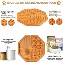 Unbranded 2 Pcs Dog Cat Lick Pad, Slow Feeder Licking Mat Pad Pour L’anxiété Du Chien Re 9 Unbranded 2 Pcs Dog Cat Lick Pad, Slow Feeder Licking Mat Pad Pour L’anxiété Du Chien Re -nourriture pour chien boutique 572636692 max