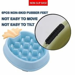 Unbranded Slow Feeder Dog Bowl Anti Gulping Alimentation Saine Ballonnement Interactif Stop Fun Alternative Antidérapant Chien -nourriture pour chien boutique 572658209 max