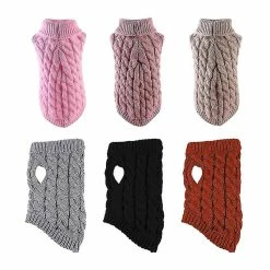SANNE Warm Dog Cat Sweater Vêtements D’hiver Col Roulé Tricoté Chat De Compagnie Chiot Vêtements Costume Pour Petits Chiens Chats Chihuahua Tenue Vest Bleu -nourriture pour chien boutique 573353111 max