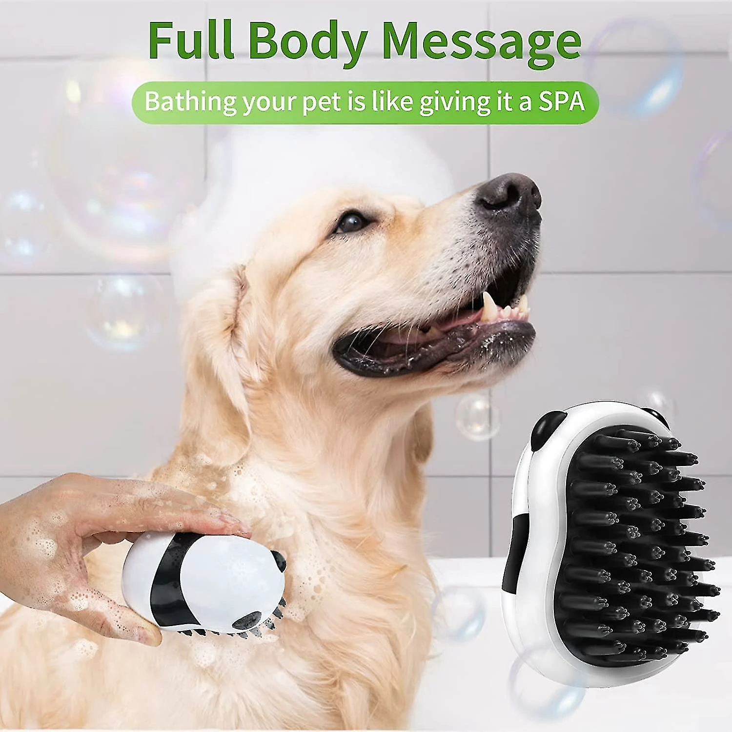 Yaqinuo 2pc Dog Cat Bath Brush, Dog Grooming Brush Wet And Dry Soft Silicone Dog Massage Brush Easy To Clean Pet Brush For Long Short Haired 2 Yaqinuo 2pc Dog Cat Bath Brush, Dog Grooming Brush Wet And Dry Soft Silicone Dog Massage Brush Easy To Clean Pet Brush For Long Short Haired – Image 2