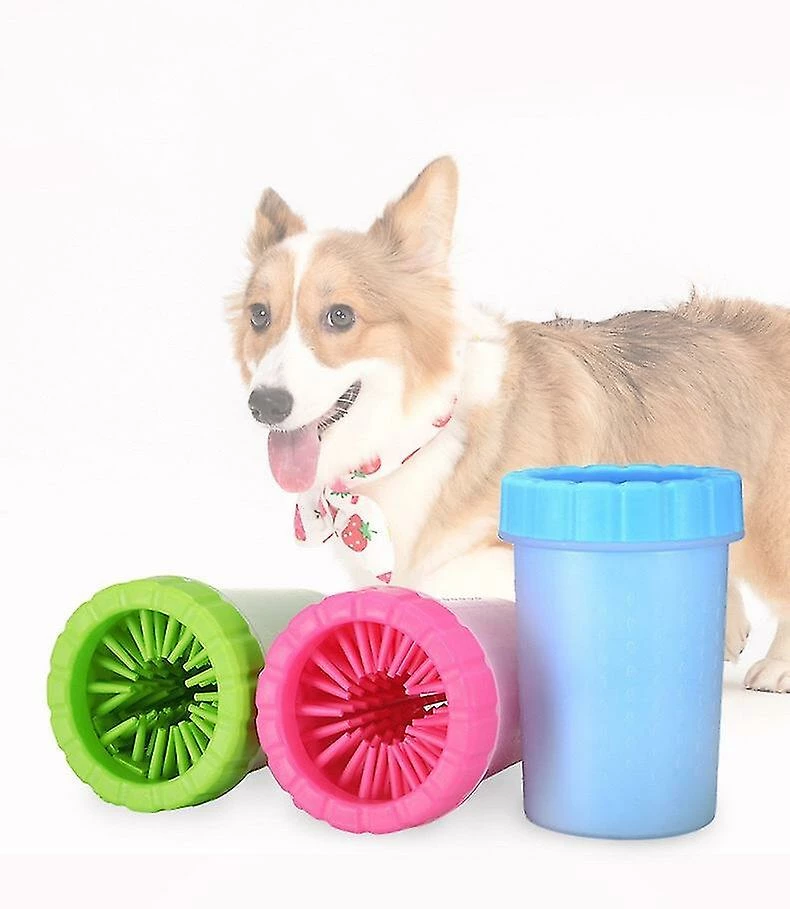 Yaqinuo Silicone Pet Cleaning Brush Cup Portable Dog Paw Cleaner Dog Foot Washersgreen 4 Yaqinuo Silicone Pet Cleaning Brush Cup Portable Dog Paw Cleaner Dog Foot Washersgreen – Image 4