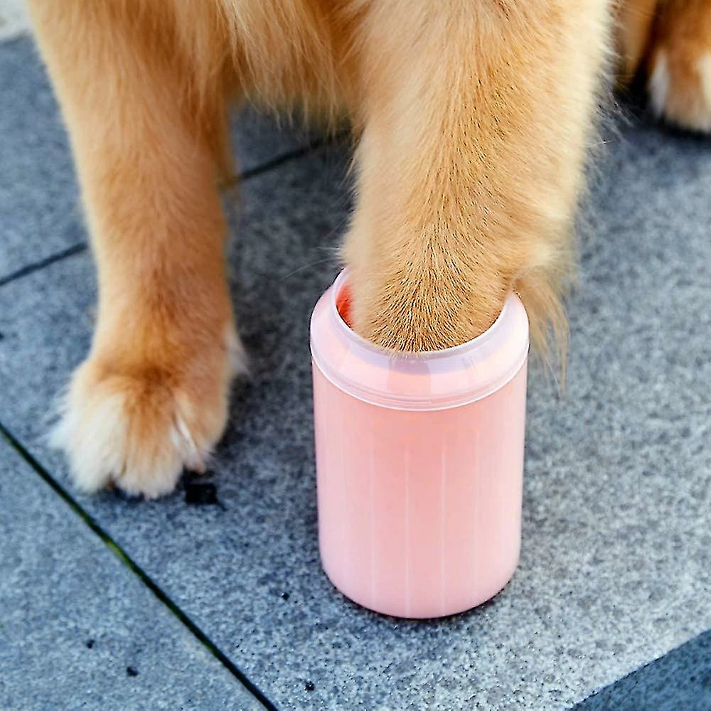 Yaqinuo Portable Dog Paw Washer Silicone Foot Wash Cup Pour Chats Et ChiensOrange 2 Yaqinuo Portable Dog Paw Washer Silicone Foot Wash Cup Pour Chats Et ChiensOrange â Image 2