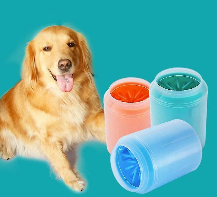 Yaqinuo Portable Dog Paw Washer Silicone Foot Wash Cup Pour Chats Et ChiensOrange 4 Yaqinuo Portable Dog Paw Washer Silicone Foot Wash Cup Pour Chats Et ChiensOrange â Image 4